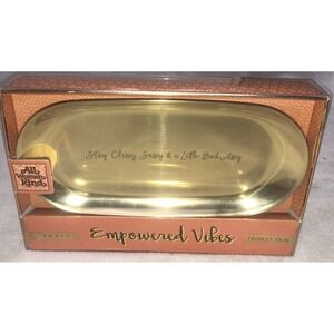 Streamline Imagined‎ Brass Trinket Tray Stay Classy Engraved Girls Friend NEW